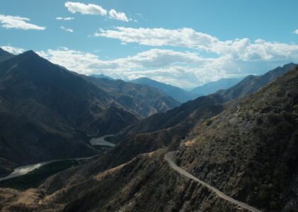 Twice over the Marañón